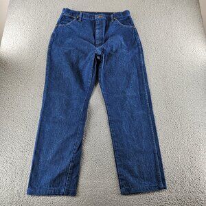 Vintage Wrangler Jean‎ Womens 15 (31x29) Blue 14MWZ Cowboy Cut Rodeo Competition
